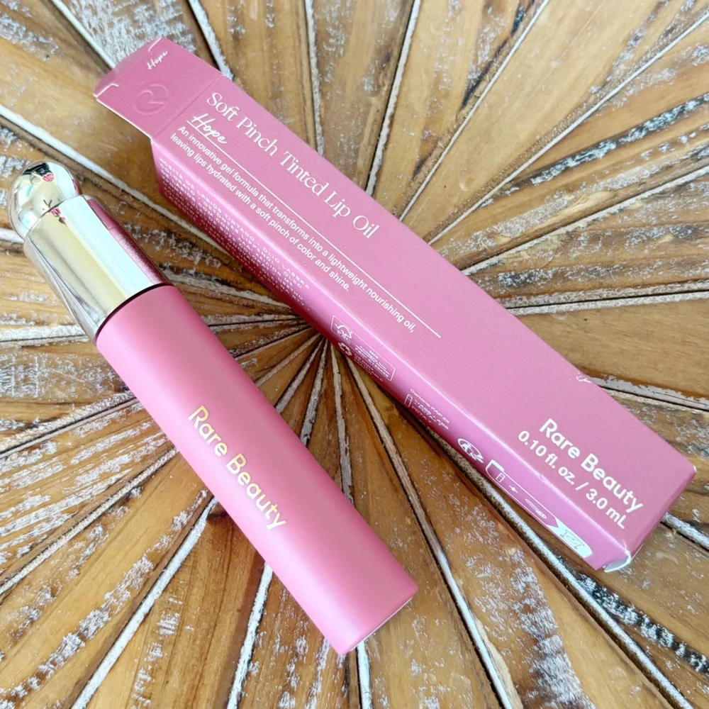 NWT Rare Beauty Soft Pinch Tinted Lip Oil - Pink - Picture 3 of 6